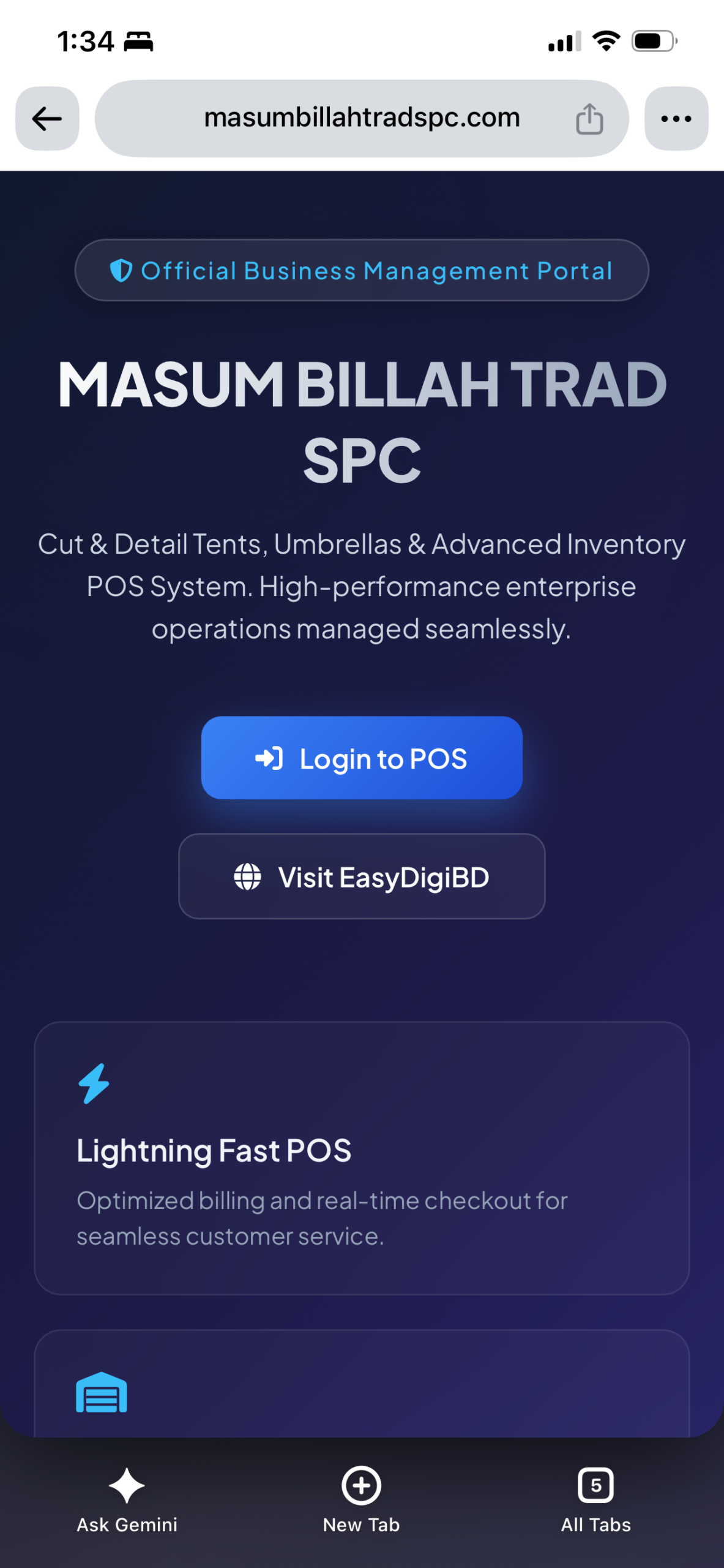EasyDigi POS business workflow project